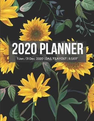 Book cover for 2020 Sunflowers Daily Planner