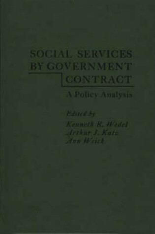 Cover of Social Services by Government Contract