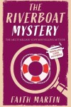 Book cover for THE RIVERBOAT MYSTERY an absolutely gripping cozy mystery for all crime thriller fans
