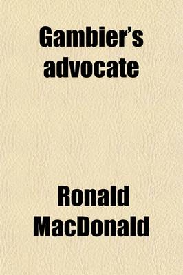 Book cover for Gambier's Advocate