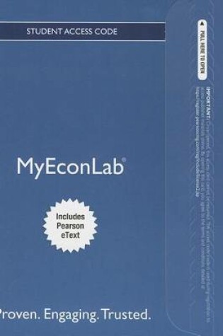 Cover of NEW MyEconLab with Pearson eText -- Access Card -- for Essentials of Economics