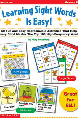 Cover of Learning Sight Words is Easy