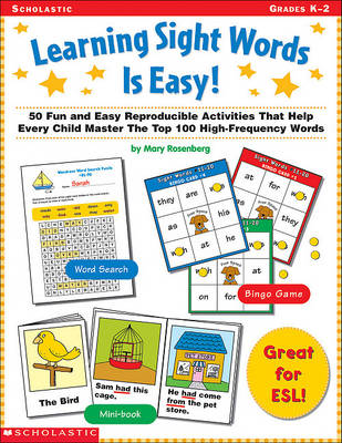 Book cover for Learning Sight Words is Easy