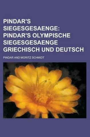 Cover of Pindar's Siegesgesaenge