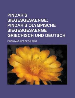 Book cover for Pindar's Siegesgesaenge