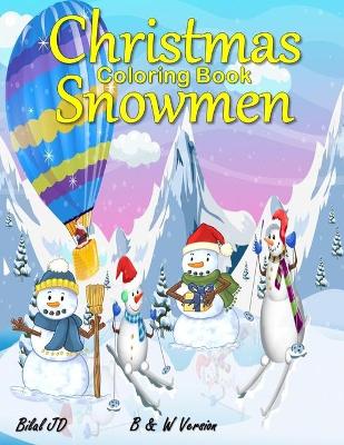 Book cover for Christmas Snowmen Coloring Book