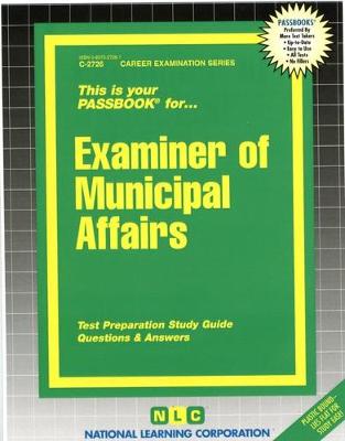 Book cover for Examiner of Municipal Affairs