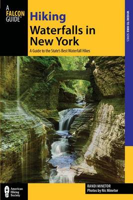 Book cover for Hiking Waterfalls in New York