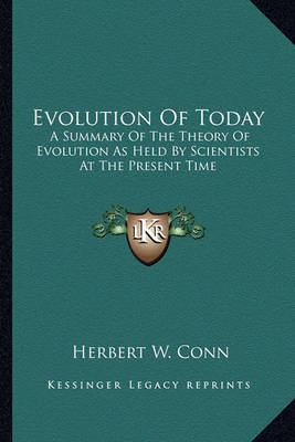 Book cover for Evolution of Today Evolution of Today