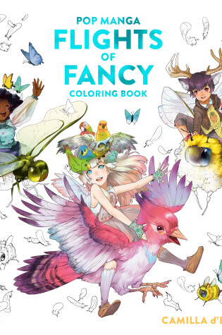 Cover of Pop Manga Flights of Fancy Coloring Book