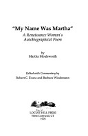 Book cover for "My Name Was Martha