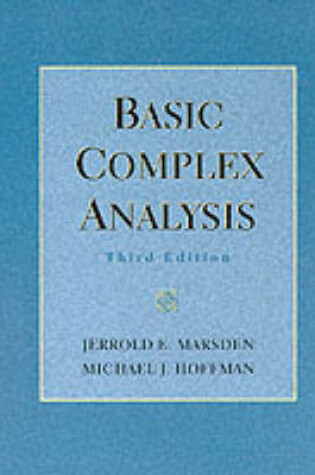 Cover of Basic Complex Analysis