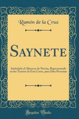 Cover of Saynete