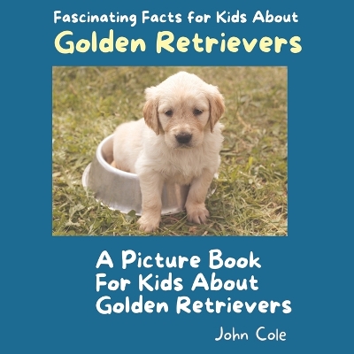 Book cover for A Picture Book for Kids About Golden Retrievers