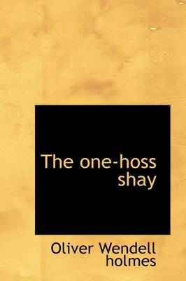 Book cover for The One-Hoss Shay