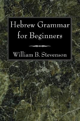 Cover of Hebrew Grammar for Beginners