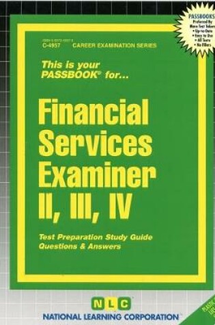 Cover of Financial Services Examiner II, III, IV