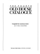 Book cover for The Fourth Old House Catalogue