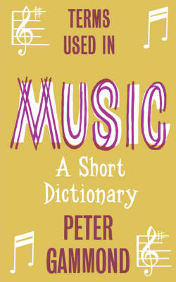 Book cover for Terms Used in Music