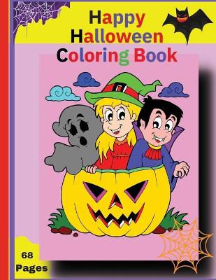 Book cover for Happy Halloween Coloring Book for Toddlers