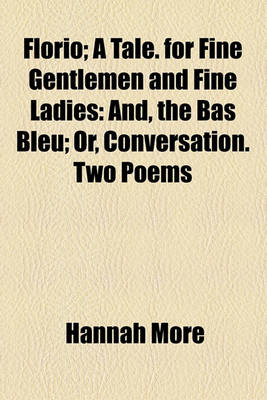 Book cover for Florio; A Tale. for Fine Gentlemen and Fine Ladies