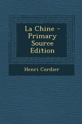 Cover of La Chine