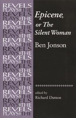 Book cover for Epicene, or the Silent Woman