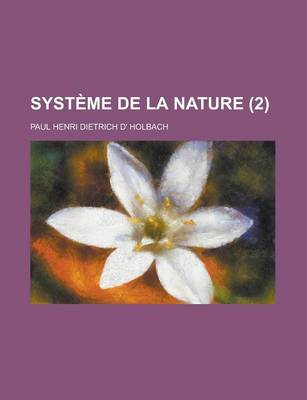 Book cover for Systeme de La Nature (2)