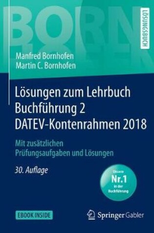 Cover of Loesungen Zum Lehrbuch Buchfuhrung 2 Datev-Kontenrahmen 2018