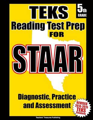 Book cover for TEKS 5th Grade Reading Test Prep for STAAR