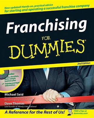 Book cover for Franchising for Dummies