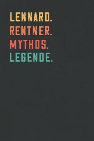 Cover of Lennard. Rentner. Mythos. Legende.