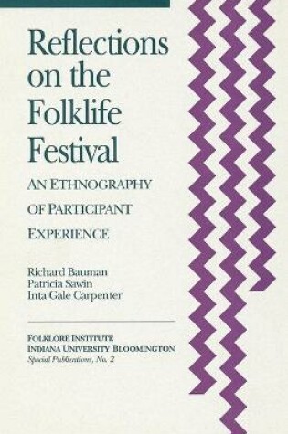 Cover of Reflections on the Folklife Festival