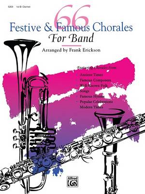 Cover of 66 Festive & Famous Chorales for Band