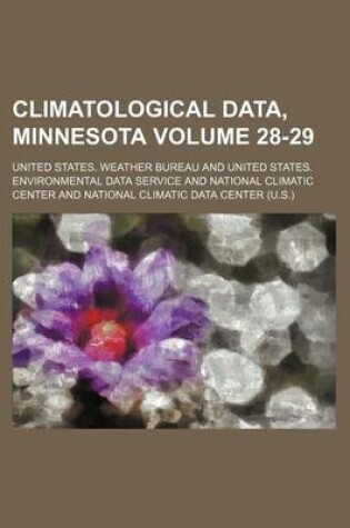 Cover of Climatological Data, Minnesota Volume 28-29