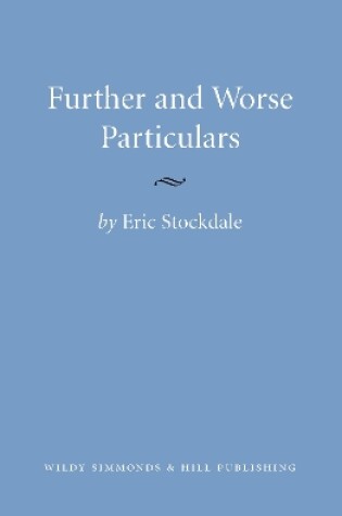 Cover of Further and Worse Particulars