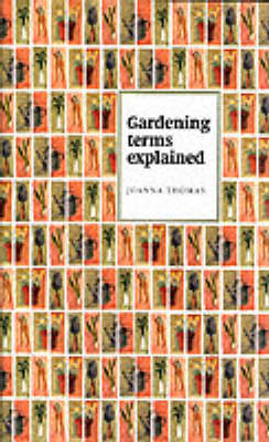 Book cover for Gardening Terms Explained