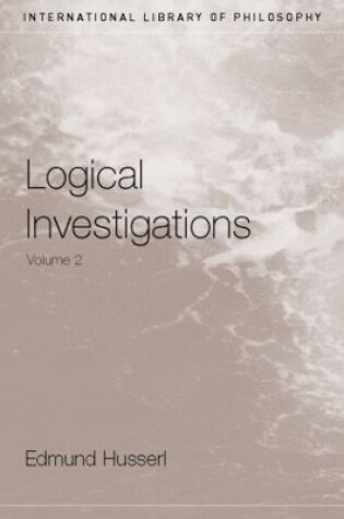 Cover of Logical Investigations Volume 2