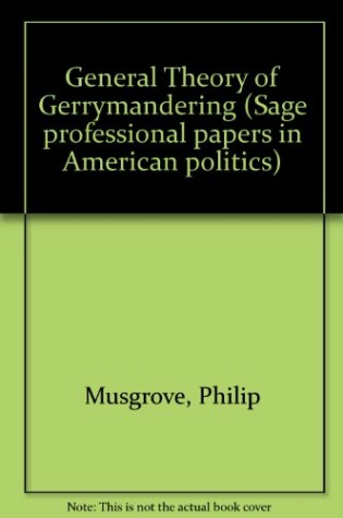 Cover of General Theory of Gerrymandering