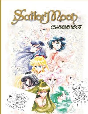 Book cover for Sailor Moon coloring book