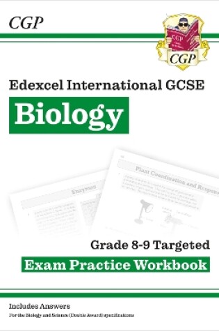 Cover of New Edexcel International GCSE Biology Grade 8-9 Exam Practice Workbook (with Answers)
