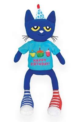 Book cover for PETE THE CAT BIRTHDAY PARTY PLUSH