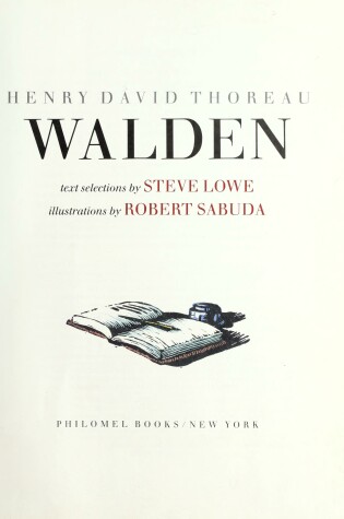 Cover of Walden