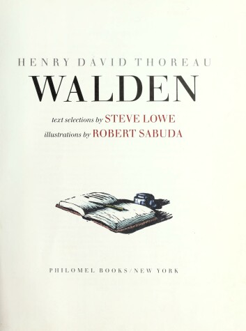 Book cover for Walden