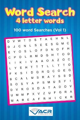 Book cover for Word Search 4 letter Words