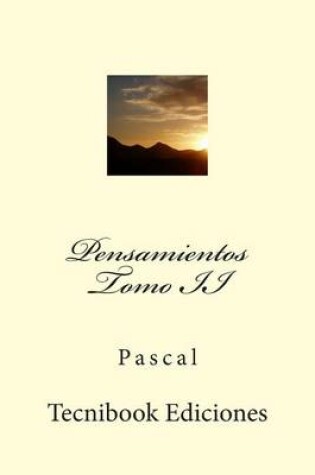 Cover of Pensamientos. Tomo II