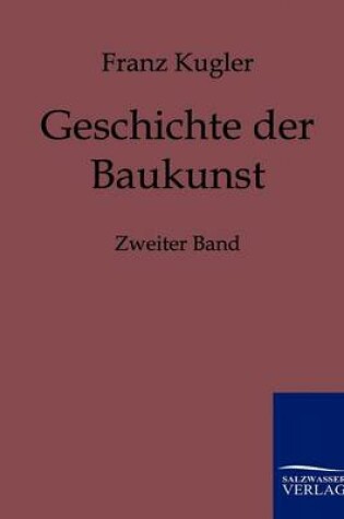 Cover of Geschichte der Baukunst