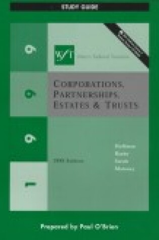 Cover of Study Guide to Accompany Wft Corporations, Partnerships, Estates & Trusts, 1999