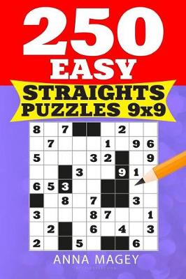 Book cover for 250 Easy Straights Puzzles 9x9