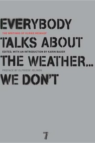 Cover of Everybody Talks about the Weather . . . We Don't